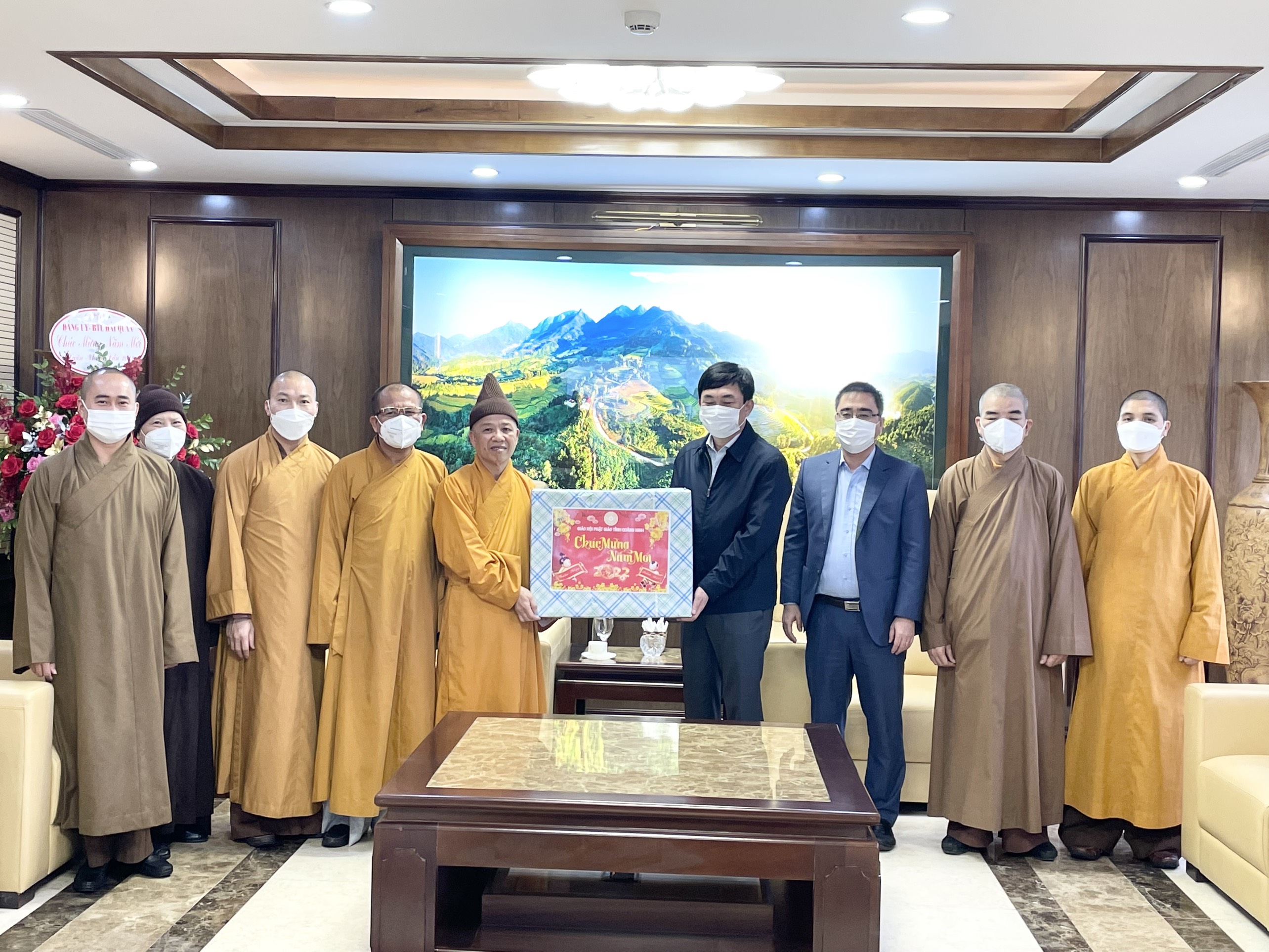 Giáo hội Phật giáo tỉnh chúc tết tỉnh Quảng Ninh 