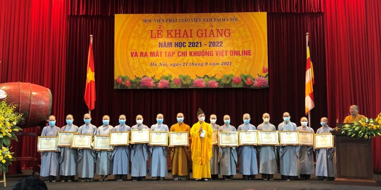 Học viện Phật giáo Hà Nội khai giảng năm học mới và ra mắt Tạp chí Khuông Việt Online 