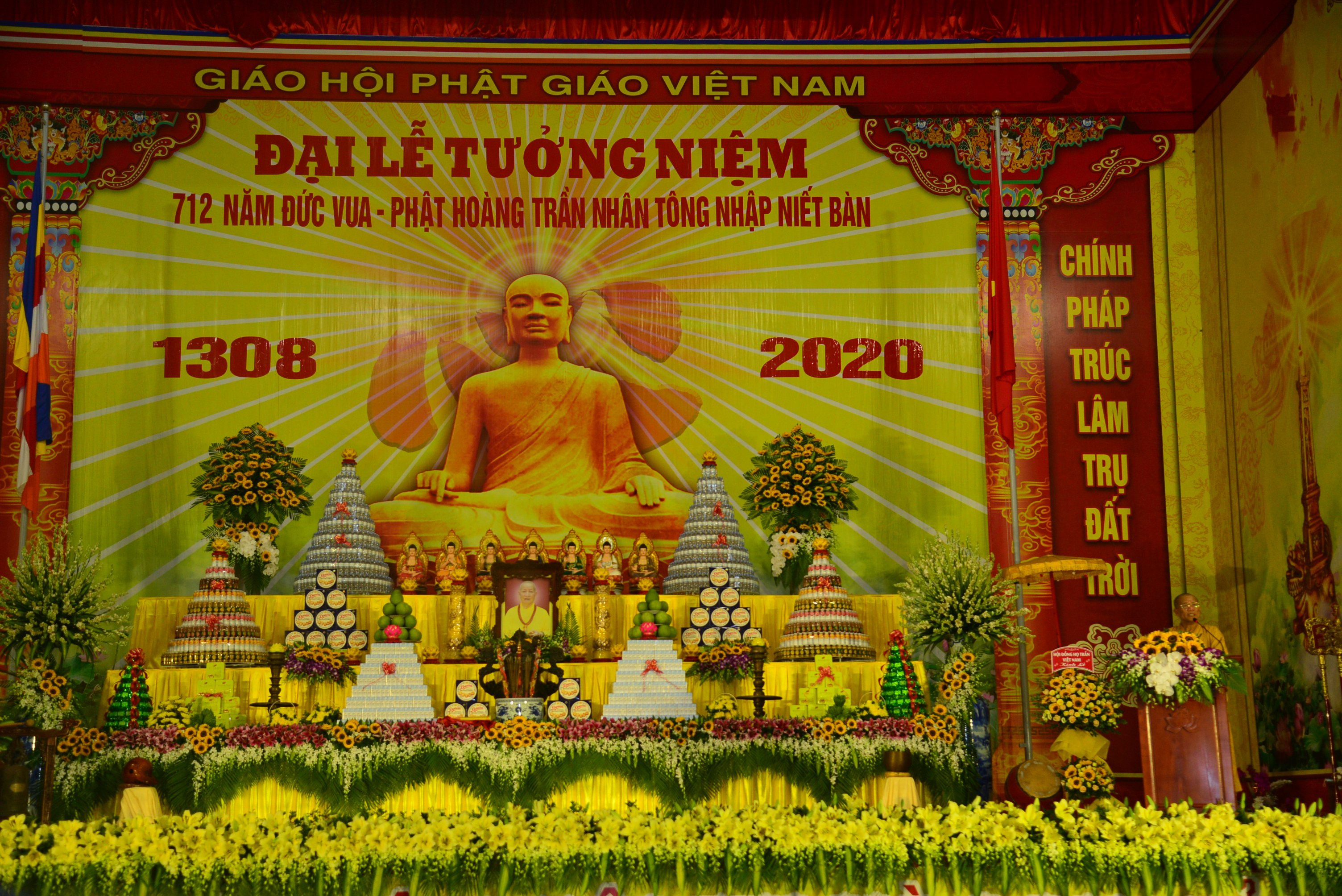 Long trọng Đại lễ tưởng niệm 712 năm Phật hoàng Trần Nhân Tông nhập niết bàn và chư vị tiền bối hữu công 