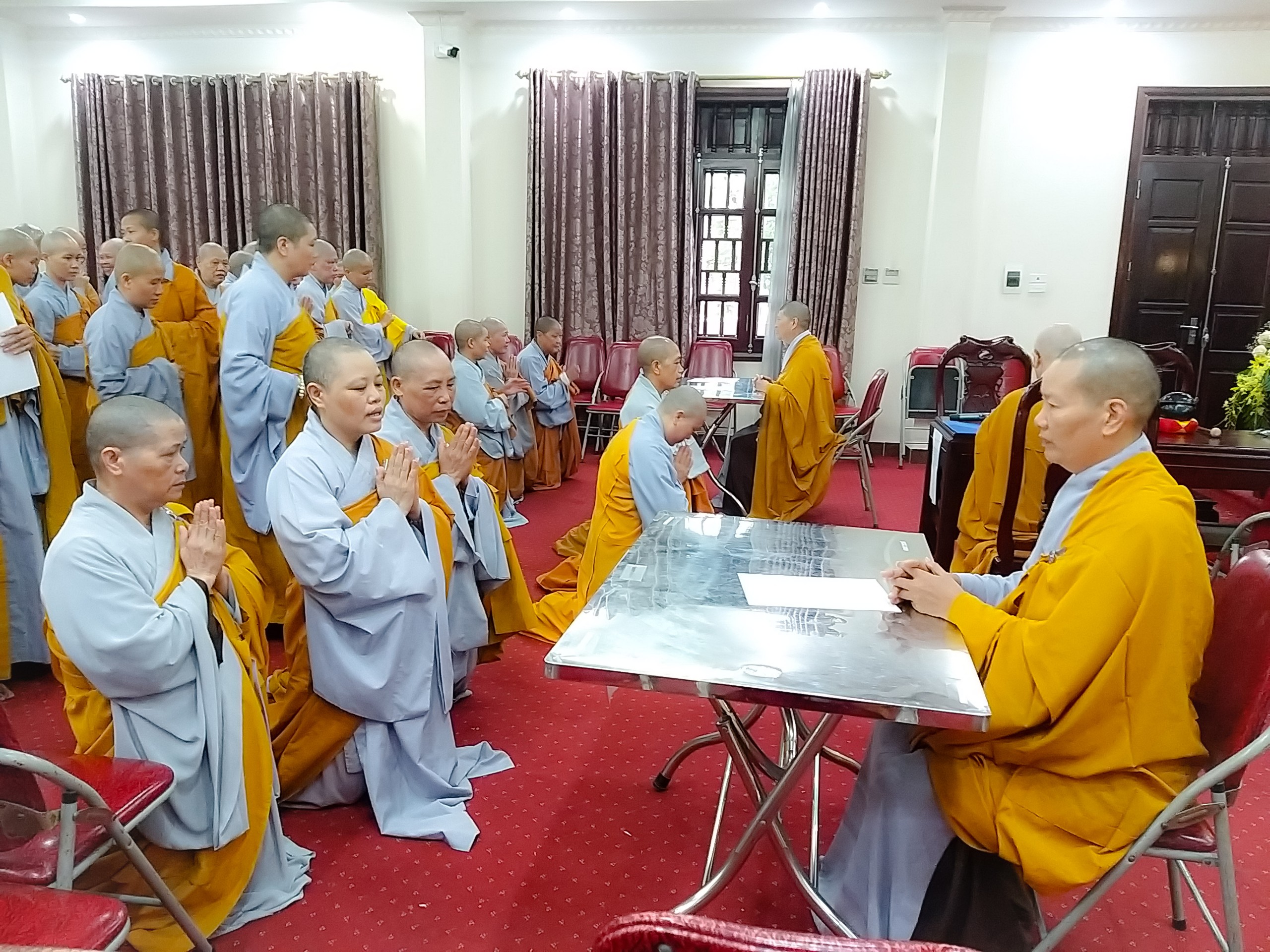 Trường hạ BTS Phật giáo tỉnh làm lễ Tự tứ mùa An cư kết hạ PL. 2563 – DL. 2019 