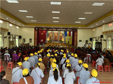Hội nghị bồi dưỡng kiến thức quốc phòng an ninh cho Phật tử Tp. Hạ Long