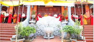 Trang nghiêm lễ khánh thành chùa La Hán (Tx. Đông Triều)